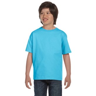 Hanes Nano-T Cotton T-Shirt - Light Steel, Large - 100% Cotton Basic Tee