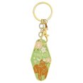 thumbnail image 1 of Illustrated Zodiac Keychain Signs Enamel Charm Unique Keyring Mini Pendants for Women, 1 of 4