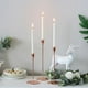 thumbnail image 3 of Candelabro dorado galvanizado para bodas, accesorios románticos para cenas a la luz de las velas, decoración de bodas, decoración de mesa, 3 of 4