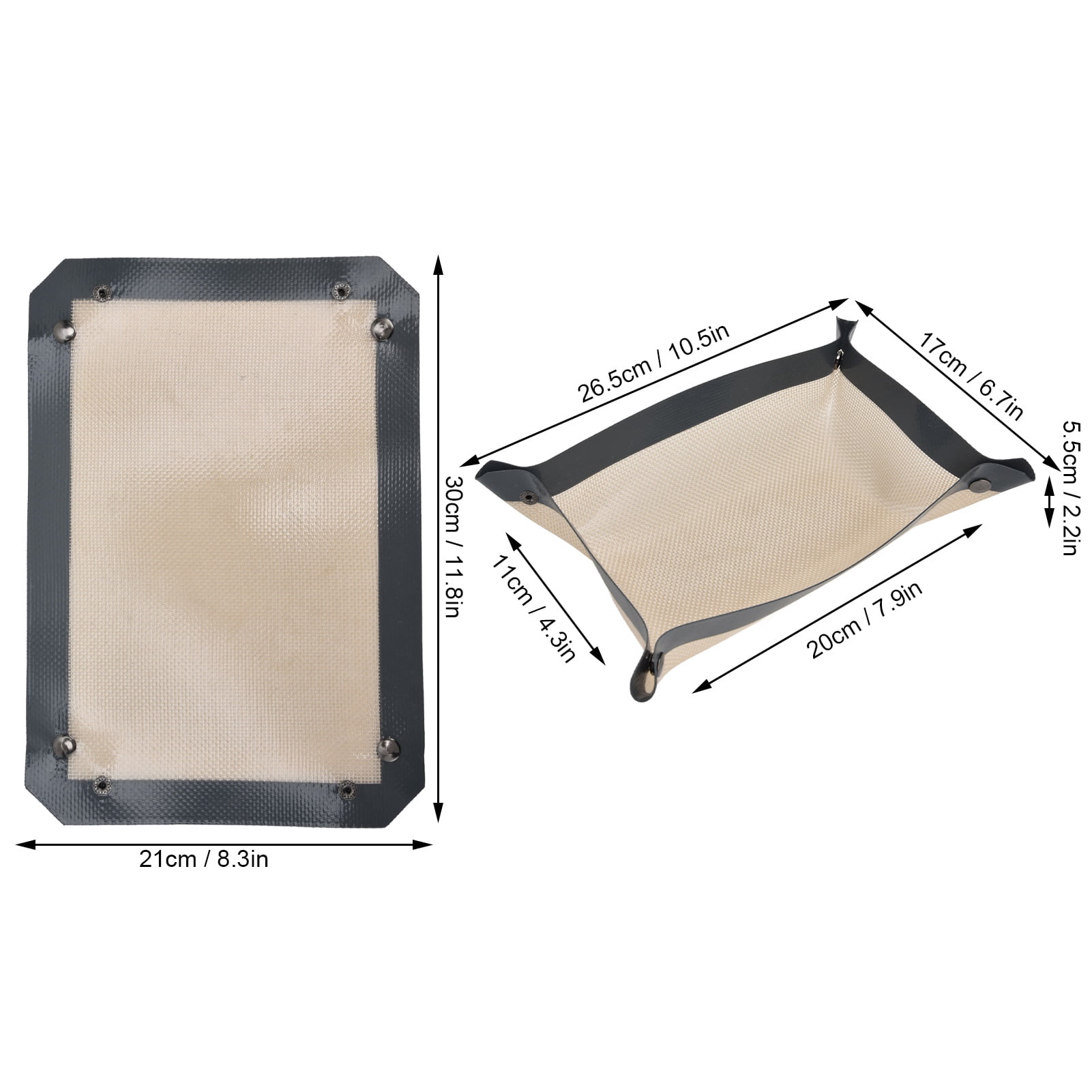 Oven Liner, Heat Corner Buckle Design Thickened Harmless Silicone Kitchen Baking Mat Reusable For Dessert Shop For Restaurant