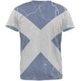 thumbnail image 2 of Scottish Flag Distressed Grunge Scotland Men's Soft T-Shirt, 2 of 2