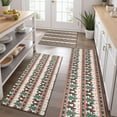 thumbnail image 2 of Multicolor Christmas Tree Pattern Kitchen Rugs Sets Of 3,Kitchen Runner Rugs Non Skid Washable,Decorative Kitchen Floor Mats for Kitchen,Sink,Laundry,17"x30"+ 17"x47" + 17"x59", 2 of 6