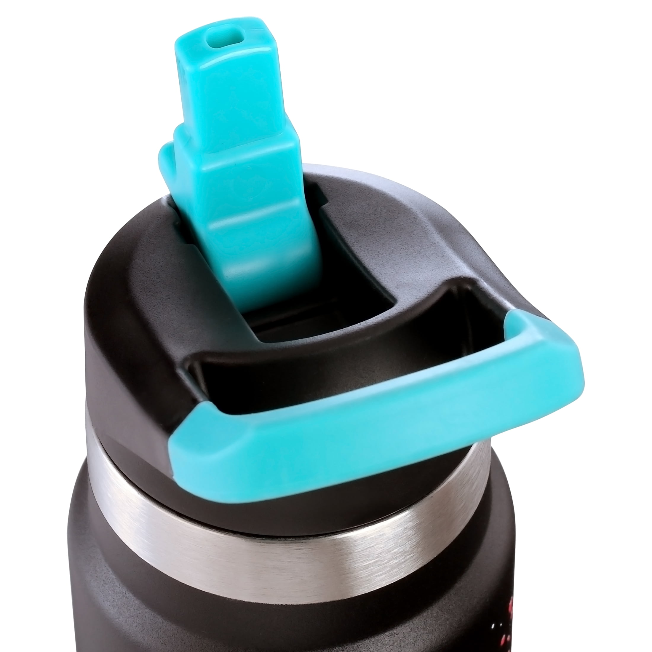 Ozark Trail 12oz Double-Wall Stainless Steel Kid's Flip-Top Bottle – Space-Themed, Spill-Proof & Insulated