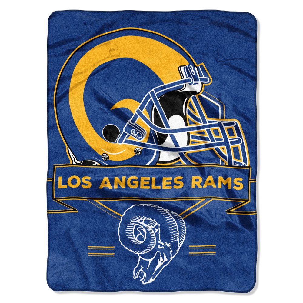 NFL Los Angeles Rams "Vintage Prestige" Raschel Throw Blanket, 60" x 80