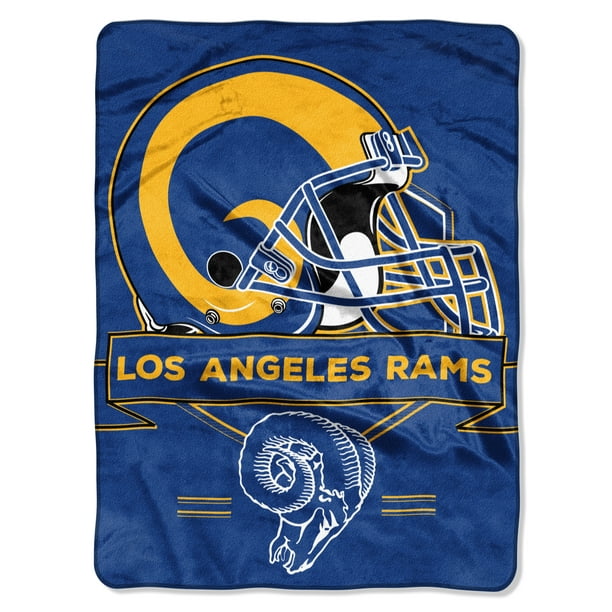 NFL Los Angeles Rams "Vintage Prestige" Raschel Throw Blanket, 60" x 80