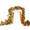 thumbnail image 1 of Coofit 5PCS Artificial Rose Vine Plastic Hanging Flower Vine Rose Flower Garland, 1 of 10