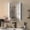 Black(15.7x5.1x19.7 in)with LED Light, variant on Caulitar 14"x17" Medicine Cabinet with Shelves, Wall Mounted Bathroom Cabinet with Mirrored Door, Black