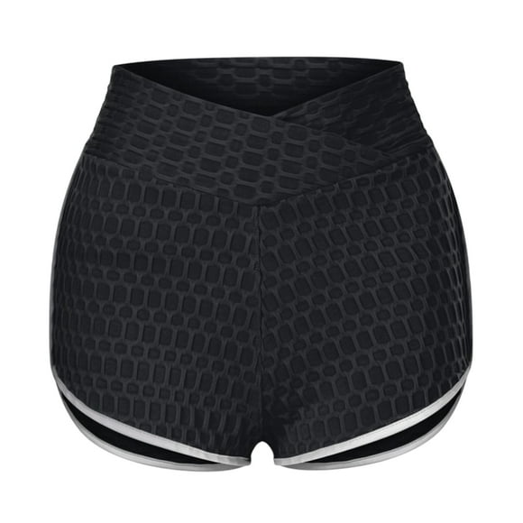 Pantalones cortos de Yoga para mujer, pantalones deportivos, entrenamiento, Zulema Shorts de yoga de cintura alta