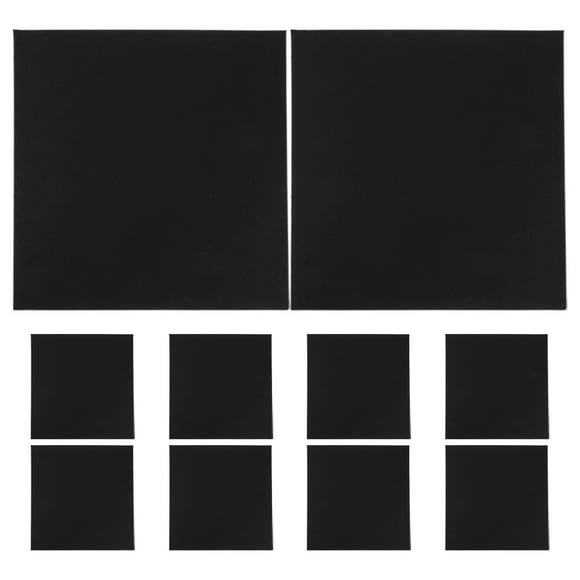 10Pcs Portable Disc Case Paper CD DVD Sleeves Envelope Refill Sleeve Dvds Container for CD and DVD Storage Binders Black