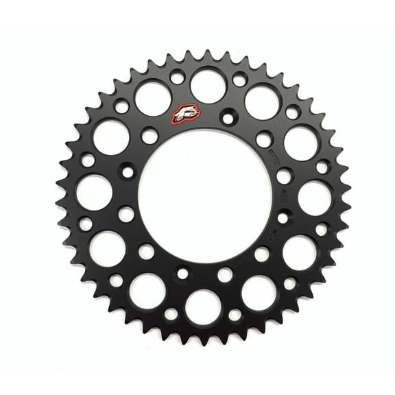 Renthal Ultralight Aluminum Rear Sprocket Silver 46 Tooth (441U-520-46GPBK)