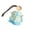 Sky Blue, variant on 17In Spring Porch Goose Outfit Set, Pack Of 2 (1 Hat 1 Dress), Vibrant Pink & Green Tulip Patterned Decorative Clothing, Colorful / Vibrant Design Festive Ornament For Home Porch, Lawn, Yard &