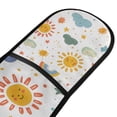 thumbnail image 4 of Yayeee Double Oven Mitt Kitchen Heat Resistant Baking 35" x7" Quilted Glove, Rainbows Pattern, 4 of 6