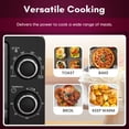 thumbnail image 6 of Elite Cuisine ETO059 4-Slice 9.5 Qt Toaster Oven Broiler, 6 of 6