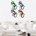 thumbnail image 3 of 4 Colors Gecko- Metal Wall Art Metal Lizard Art Wall Sculpture Hanging Decor, 3 of 7