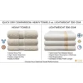 thumbnail image 4 of Pool Towels Gold Stripe/White 100% Cotton 30x60 Lightweight Quick Dry (9), 4 of 8