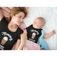 thumbnail image 2 of Mommy Needs a Coffee & Latte Matching Outfit for Mother and Baby Daughter / Son Women's Black XX-Large / Baby Black 24M (18-24M), 2 of 6