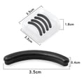 thumbnail image 6 of 4PCS Silicone Eyelash Curler Replacement Pads, Soft Lash Curler Refill Cushions, Durable Eyelash Curler Inserts, Easy Replacement, Black and White, 6 of 11