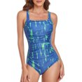 thumbnail image 1 of Bikini elegante para mujer con almohadillas en el pecho sin aros Correa cómoda Traje de baño Playa OAVQHLG3B Store lin121212, 1 of 4