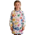 thumbnail image 4 of Tiijoy Kids Waterproof Painting Apron with Front Pocket Long Sleeves Art Smock, Sizes 5-7, 4 of 4