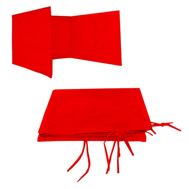 Laterales para toldo ilios innova 3x3 rojo calibre 210D (sin estructura)