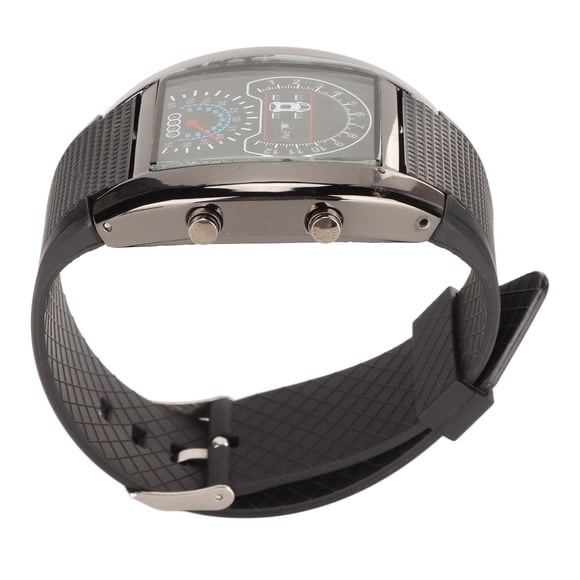 Pantalla LED LED Aviation Watch Watch de Alta Precisión Relojes de Muñeca Cómodos Con Reloj LED CON EXPOSICIÓN DE TIempO Y FECHA