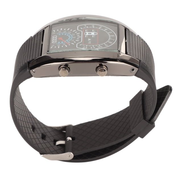 Pantalla LED LED Aviation Watch Watch de Alta Precisión Relojes de Muñeca Cómodos Con Reloj LED CON EXPOSICIÓN DE TIempO Y FECHA