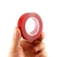 thumbnail image 6 of SENRISE Double Sided Clear Tape Mounting Acrylic Foam Tape Adhesive for Cars Cellphone Repair Width 5mm-30mm Red, 6 of 7