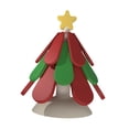 thumbnail image 2 of 5x Almohadilla de aislamiento térmico plegable Almohadilla térmica aislada Forma de de Navidad Posavasos de protección de mesa antideslizante rojo, 2 of 8