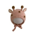 thumbnail image 3 of WOYY Baby Knitted Winter Hat Cute Ears Soft Warm Adjustable Beanie Cap for Boy & Girl, 3 of 4