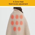 thumbnail image 3 of USB Electric Clothing Heated Pad, USB Powered 5V 2A Heated Pad 8 Zones Portable  for Office Home, 3 of 7