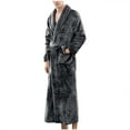 thumbnail image 6 of AOOCHASLIY Bath Robes for Women Clearance Plush Robes Winter Warm Nightgown Couple Bathrobe Men and Ladies Winter Nightgown, 6 of 7