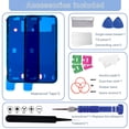 thumbnail image 4 of Reemplazo de cristal trasero ZNZHKR para iPhone 14 de 6.1 pulgadas, color morado, 4 of 7