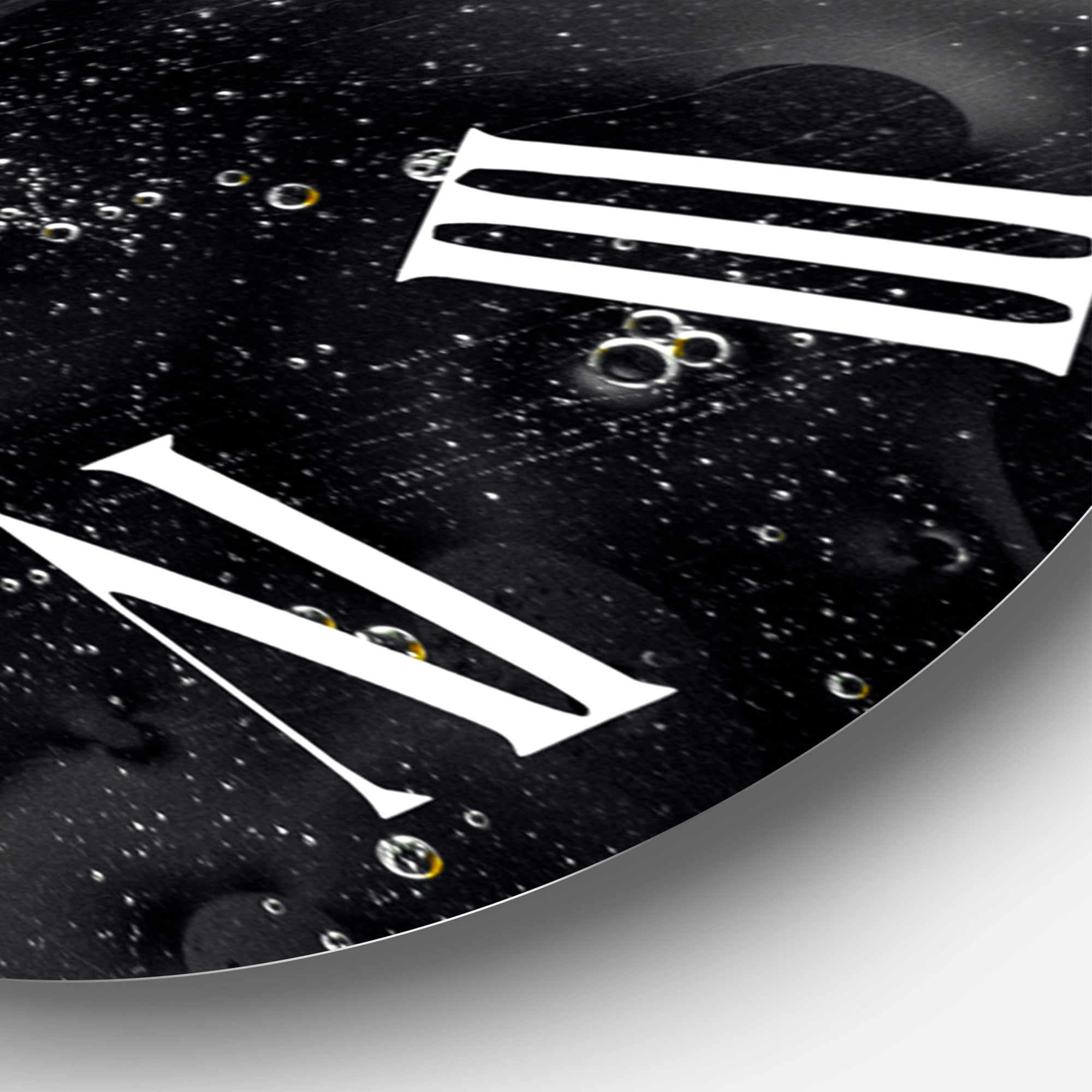 Designart 1 in Modern,Contemporary Wall Clock