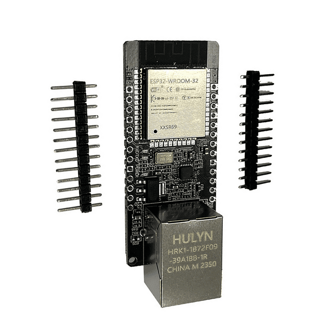 Module Encastré Série vers Ethernet WT32-ETH01 Série ESP32 MCU TCP/IP Protocole Empilable Largeur Universelle