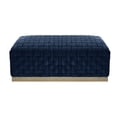 thumbnail image 2 of Banc en Velours Nicole Miller Macheline Motif Tissé Complexe Base en Acier Inoxydable, 2 of 10