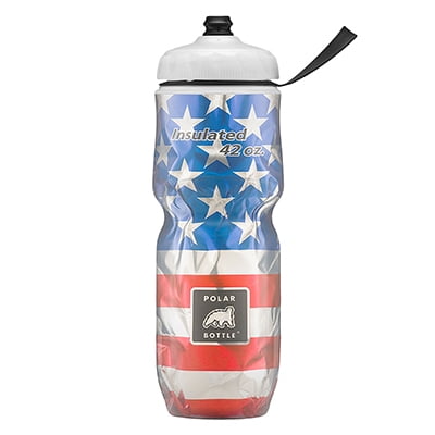 Origin8 Insulated Water Bottle Clear//Black Pressure Valve