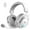 White, variant on UHM Wireless Gaming Headset for PS5/PS4/PC/Nintendo Switch,Over Ear 2.4G/Bluetooth Gaming Headphones with Detachable Noise-Canceling Microphone,Stereo Sound,Lightweight,3.5MM,White