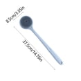 thumbnail image 2 of Long Handle Silicone Shower Scrubber Light Blue Soft Bristle Bath Brush for Exfoliating Back and Body Shower Use 1 Pack, 2 of 4