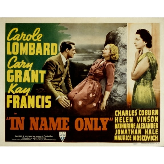 In Name Only Carole Lombard Cary Grant Kay Francis 1939 Movie Poster Masterprint (14 x 11)