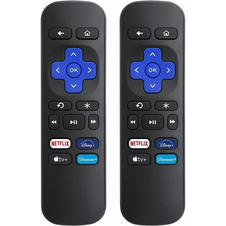 JOR Pack of 2 Replacement Remote for Roku Box,for Roku Express,for Roku Premiere,for Roku Player,for Roku1/2/3/4,(NOT for Stick and TV or Game)