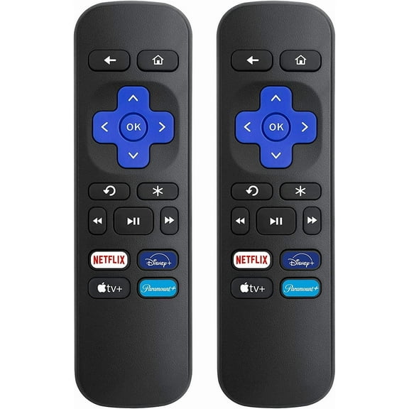 JOR Pack of 2 Replacement Remote for Roku Box,for Roku Express,for Roku Premiere,for Roku Player,for Roku1/2/3/4,(NOT for Stick and TV or Game)
