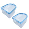thumbnail image 1 of 2Pcs Nail Soak Off Bowl Nail Soaking Art Polish Remove Hand Wash Soaker Tray Manicure Spa Tool, 1 of 8