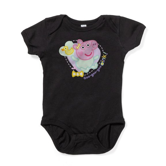 CafePress - Peppa Pig: Goo Goo Goo Oink! - Cute Infant Bodysuit Baby Romper - Size Newborn - 24 Months