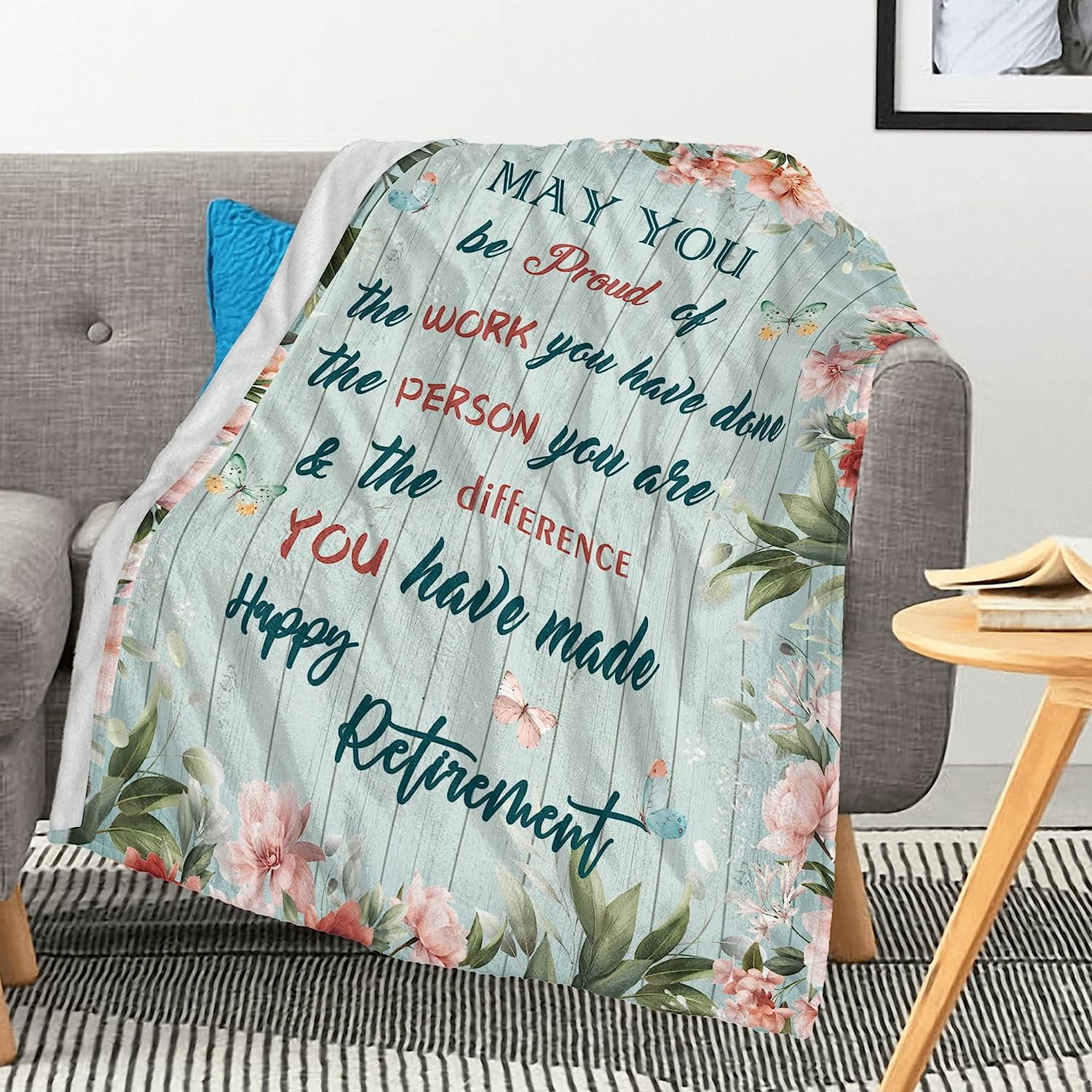 Retirement Gifts for Women 2023, Retirement Gifts Blanket 40"x50", Best Retirement Gifts for Women, Retired Gifts for Women, Retirement Happy Gifts, Funny Retirement Gift Ideas, Retired Party