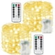 thumbnail image 1 of Luces de cadena BOSSERN 2 paquetes, 200 LEDs, batería, luz blanca cálida, 1 of 9