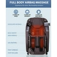 thumbnail image 2 of 4D Massage Chair: Full Body Zero Gravity Massage Chair Full Body SL Track Chair Massage mocha brown, 2 of 9
