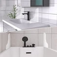 thumbnail image 3 of Bathtub Splash Cover Set Tub Corner Guard Cover Acrylic Drip Baffle for Basin Wash, 3 of 10