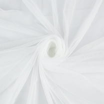 1pc 2M Polyester Mesh Fabric for Clothing Accessories White 63~66-7/8 inch(1600~1700mm)