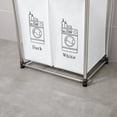 thumbnail image 4 of Laundry Hamper 2 Tier Laundry Sorter with 4 Removable Bags for Organizing Clothes, Laundry, Lights, Darks, 4 of 5