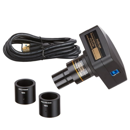 AmScope 18MP USB3.0 Real-Time Live Video Microscope Digital Camera + Calibration Kit